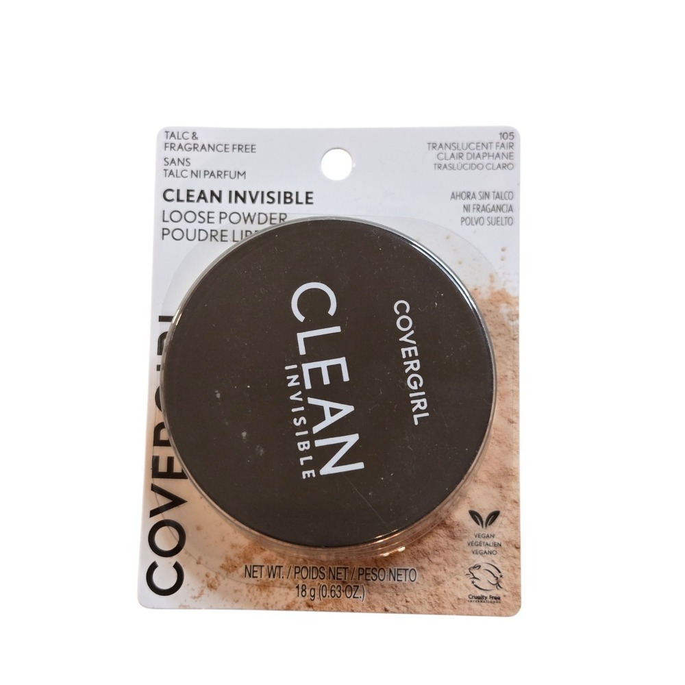 CoverGirl Clean Invisible‎ Loose Powder #105 Translucent Fair.